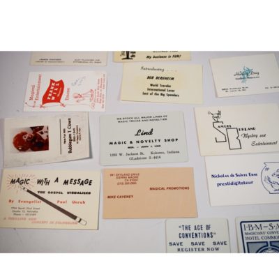 41 vintage throw out and business cards - Image 6