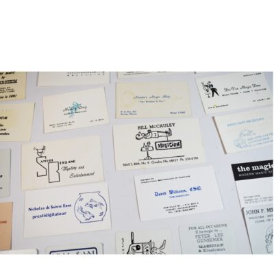 41 vintage throw out and business cards - Image 7