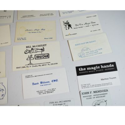 41 vintage throw out and business cards - Image 8
