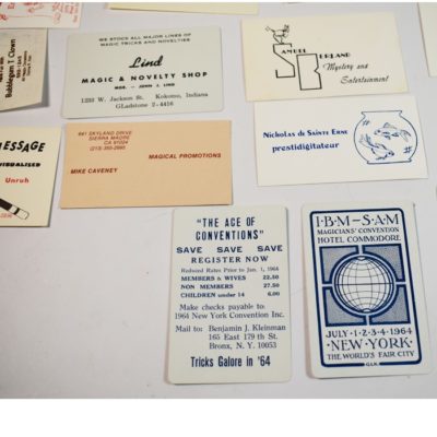 41 vintage throw out and business cards - Image 10