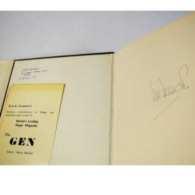 Dai Vernon Book of Magic Autographed by Vernon - Image 2