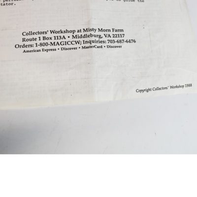 Collector's Workshop Marakesh Mystery: scarce - Image 2