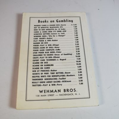 2 volumes of Expert at the Card Table: Wehman 1953 and KC Card Company undated - Image 6