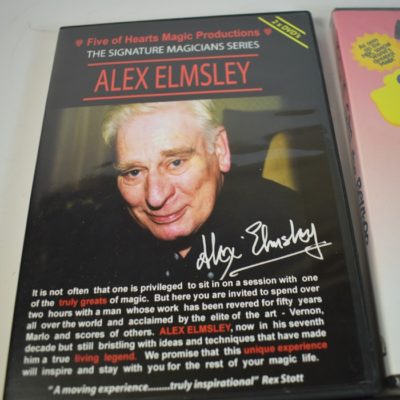DVD’s: Daryl Ambitious Card, Malone Sam the Bellhop, Alex Elmsley 2 dvd set from 5 of Hearts Magic - Image 2