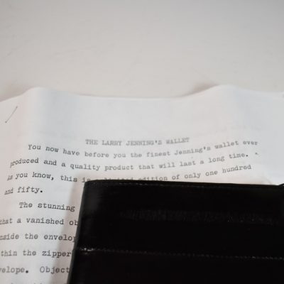 Larry Jennings Custom Wallet: by Allen Okawa only 150 made - Image 2