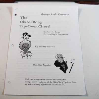 Okito Berg Tip Over Box by George Ledo for Stevens Magic  #8 of 12 - Image 3