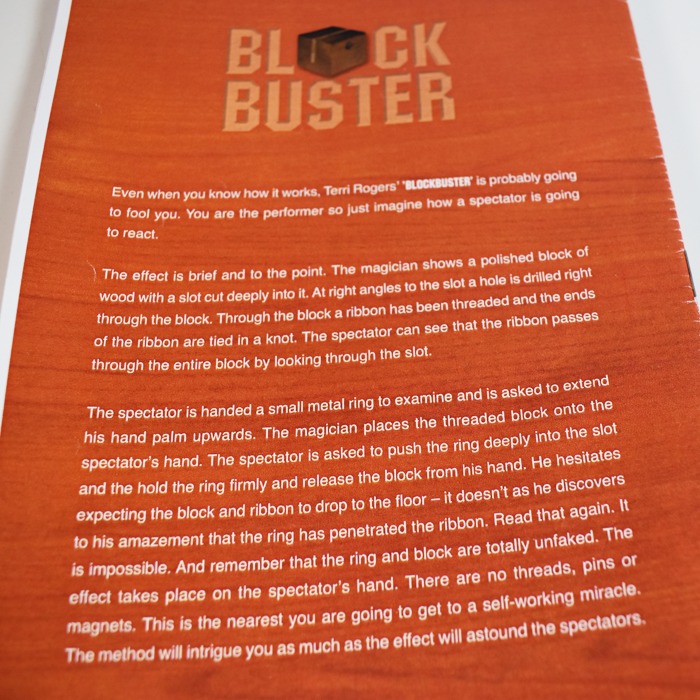 Martin Breese and Terri Rogers Blockbuster: amazing! | Magic Collectibles