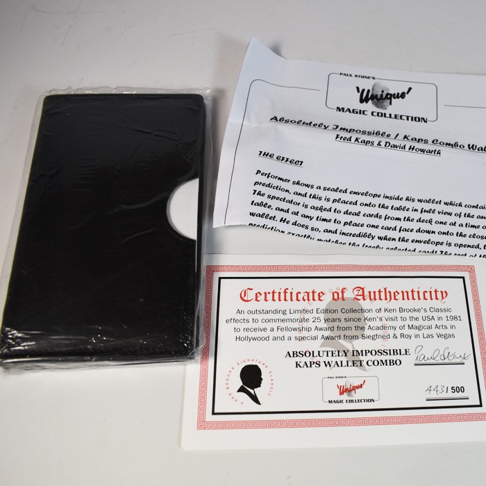 Absolutely Impossible/Kaps Combo Wallet: Ken Brooke's Signature Series #443 of 500