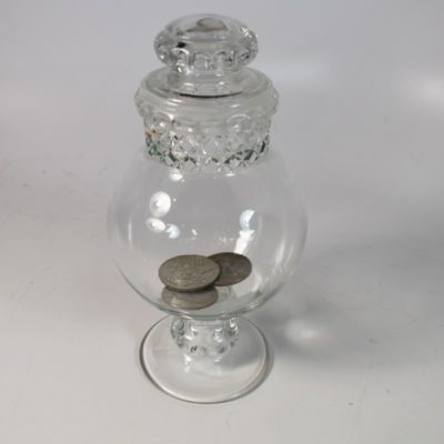 Vintage Coins to Glass Jar (Roterberg?)