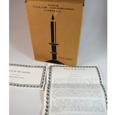 Okito Williams Color Chnging Candle: Masters of Magic Series  only 30 made: no longer available - Image 4