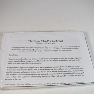 Edgar Alan Poe Book Test by James L. Clark; No longer available - Image 2