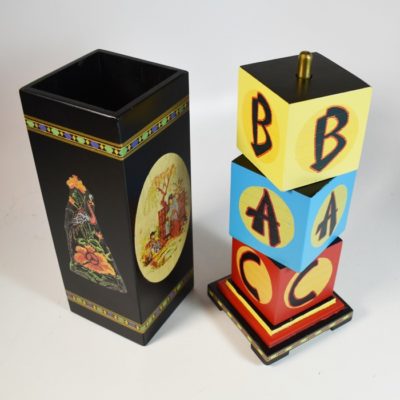 Thayer ABC Blocks decorated by Norm Nielsen: stunning! - Image 2
