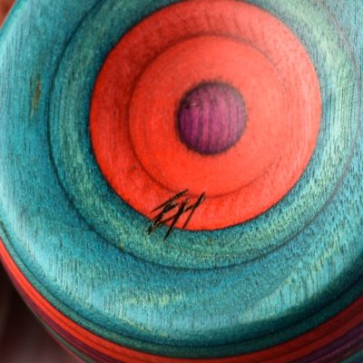 Eric Hansen segmented chop cup: hallmarked - Image 2