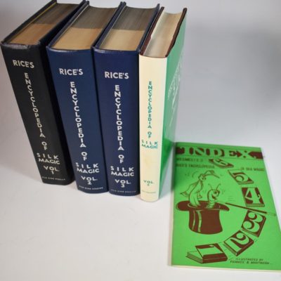 Rice’s Encyclopedia of Silk Magic Volumes 1-4 plus Index: all first editions
