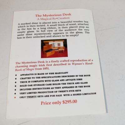 The Mysterious Desk: A Magical Recreation: #3 of 20 made - Image 4