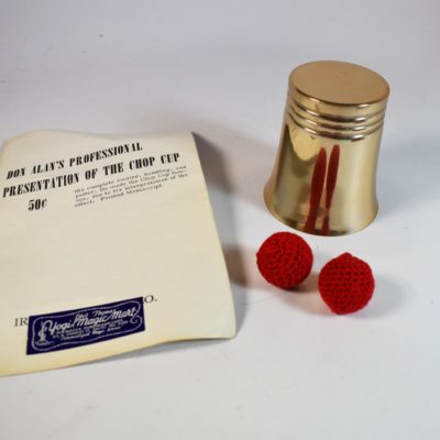 Vintage Unusual Large Golden Chop Cup - Image 3