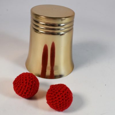 Vintage Unusual Large Golden Chop Cup