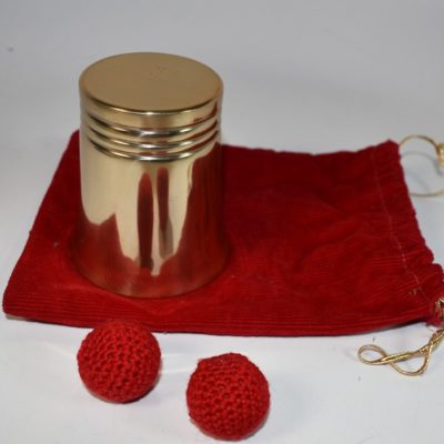 Vintage Unusual Large Golden Chop Cup - Image 2