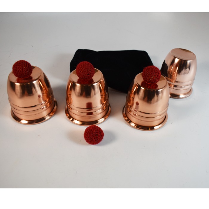 Copper Cups and Balls with a Solid Finish Cup included! Magic