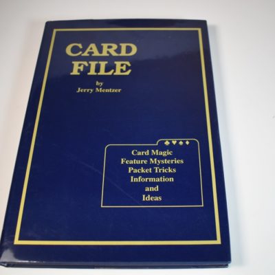 Card File by Jerry Mentzser 1993 first editon