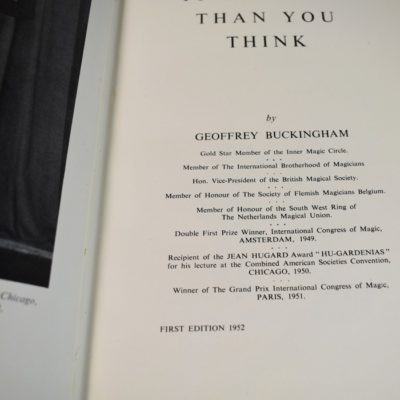 It's Easier than You Think Buckingham: 1952 first edition autographed - Image 5