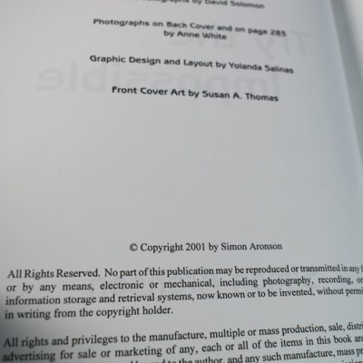 Try the Impossible Simon Aronson 2001 first edition - Image 2