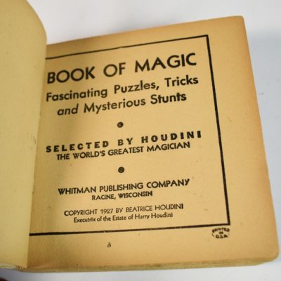 Houdini's Big Little Book of Magic: American Oil Company 1927 by Beatrice Houdini - Image 4