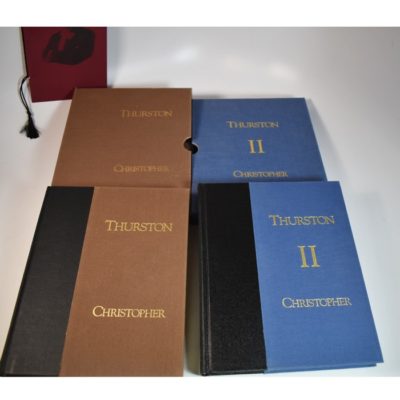 Howard Thurston's Illusion Show Workbook one and two: only 500 of each printed: Doc Mossey Collection