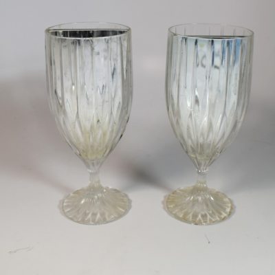 Two Vintage Mirror Glasses