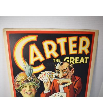 Carter Beats the Devil Original Window Card: Otis Lithograph Co. circa 1925 - Image 3