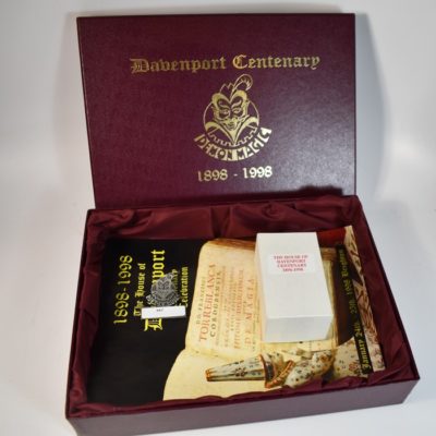 Davenport’s Centenary Gift Box and Demon statue:1998