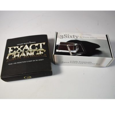 Exact Change by Gregory Wilson and 3 sixty by Wayne Dobson