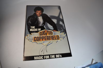 David Copperfield Autographed window card - Image 2