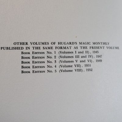 Hugard's Magic Monthly: complete bound file - Image 4
