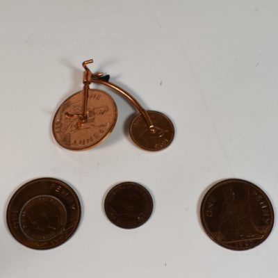 The Penny and Farthing Bicycle trick