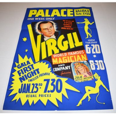 1950’s Virgil Poster: scarce