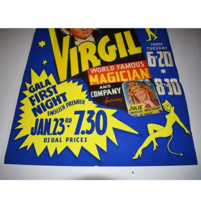 1950’s Virgil Poster: scarce - Image 3