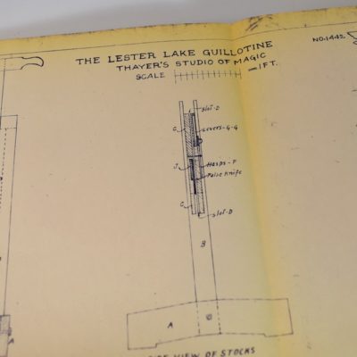 Original Thayer workshop Plans and Instructions: The Lester Lake Guillotine - Image 2