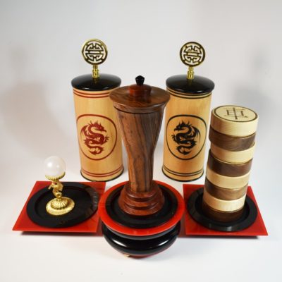 Rice Vase and Checkers from MagicCrafter: long sold out: only 12 made