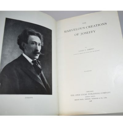 Marvelous Creations of Joseffy by David P. Abbott: 1908 scarce - Image 3