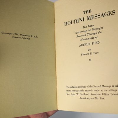 The Houdini Messages: Francis R Fast - Image 2