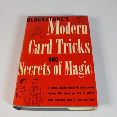 Blackstone's Modern Card Tricks and Secrets of Magic with self portrait and wonderful signature to Doc Mossey - Image 2
