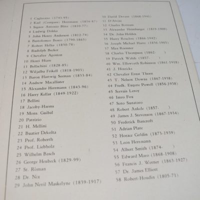 Original Conjuring Lights Living and Deceased 1898 with Index - Image 6