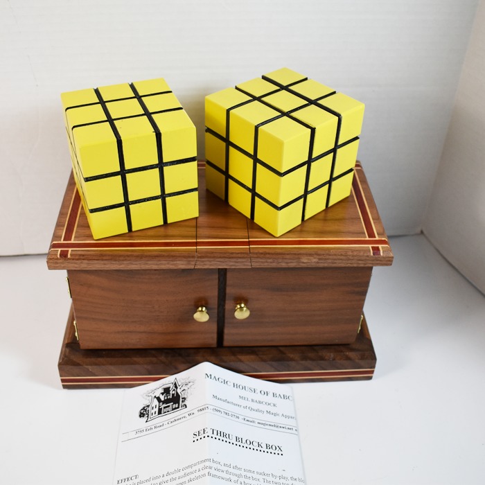 Through Blocks Box Babcock See Thru Block Box | Magic Collectibles