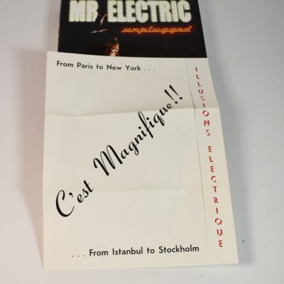 Mr Electric Unplugged with very early original advertising brochure - Image 3