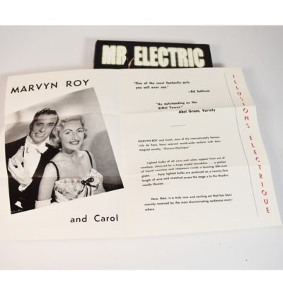 Mr Electric Unplugged with very early original advertising brochure - Image 4