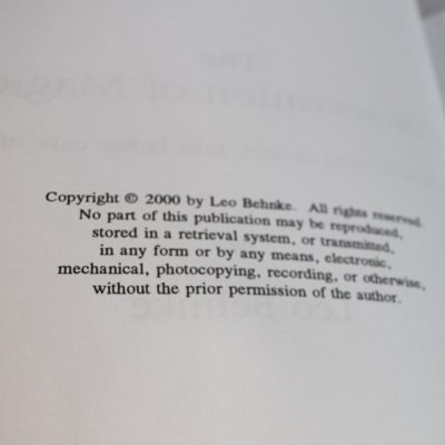 The Conservation of Magic by Leo Behnke: autographed to Doc Mossey - Image 3