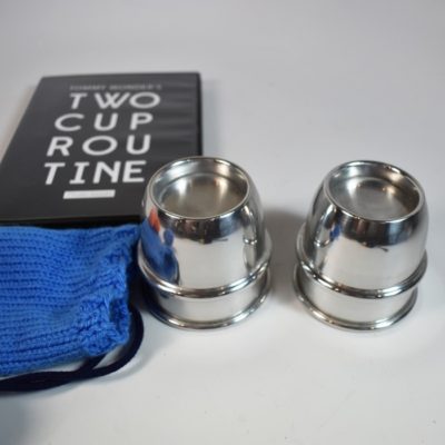 Johnny Thompson’s Personally owned Ramsay Cups  from his estate with Auke van Dokkum accessories for Tommy Wonders two cup routine - Image 2