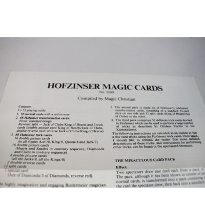 Hofzinser Magic Cards Zauberkarten - Image 3