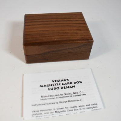Viking Deluxe Magnetic Euro Style Card Box: new:  Not available